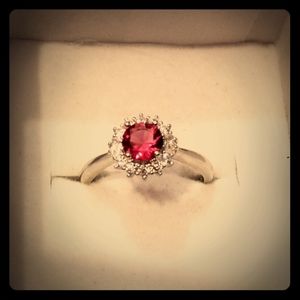 Silver 925 ring with rub